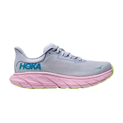 Pre-owned Hoka Wmns Arahi 7 'gull Pink Twilight' | Grey | Women's Size 7 In Gray