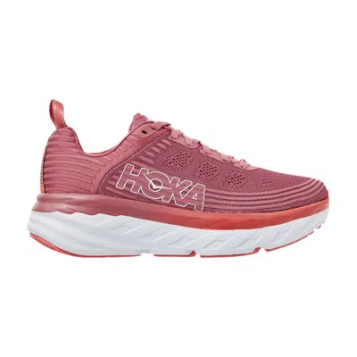 Pre-owned Hoka Wmns Bondi 6 'heather Rose Lantana' In Pink