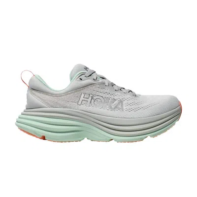 Pre-owned Hoka Wmns Bondi 8 'stardust Aqua Breeze' | Grey | Women's Size 5