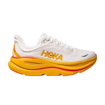 Pre-owned Hoka Wmns Bondi 9 'frost Sunflower' | White | Women's Size 7
