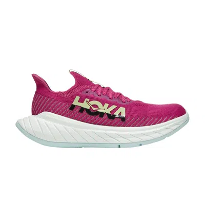 Pre-owned Hoka Wmns Carbon X 3 'festival Fuchsia Black' In Purple