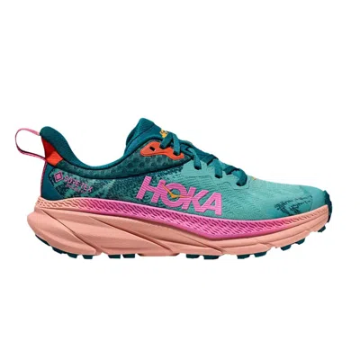 Pre-owned Hoka Wmns Challenger Atr 7 Gore-tex 'ocean Mist Deep Lagoon' In Blue