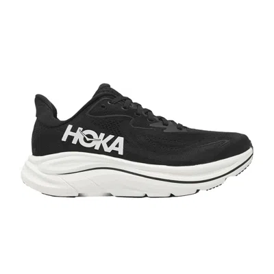 Pre-owned Hoka Wmns Clifton 10 Wide 'black White' | Women's Size 5