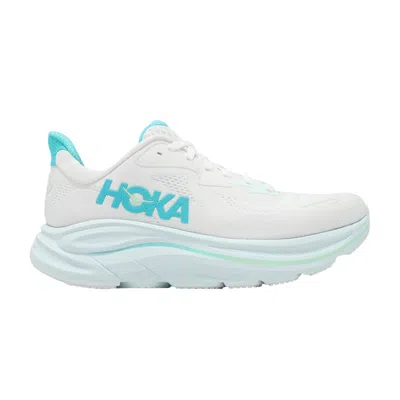 Pre-owned Hoka Wmns Clifton 10 Wide 'white Cielo Blue' | Women's Size 11
