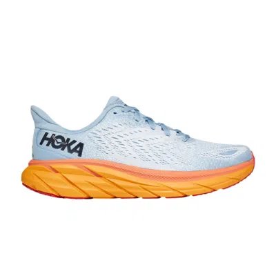 Pre-owned Hoka Wmns Clifton 8 'summer Song Ice Flow' In Blue