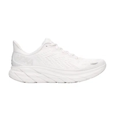 Pre-owned Hoka Wmns Clifton 8 Wide 'white'