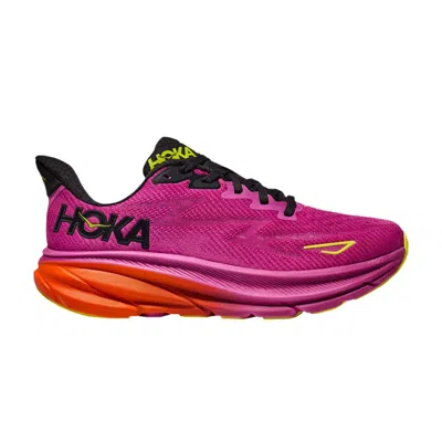 Pre-owned Hoka Wmns Clifton 9 'fuchsia Black' | Pink | Women's Size 7