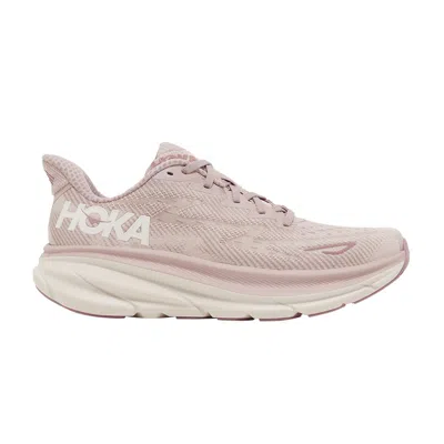 Pre-owned Hoka Wmns Clifton 9 'pale Mauve' In Pink
