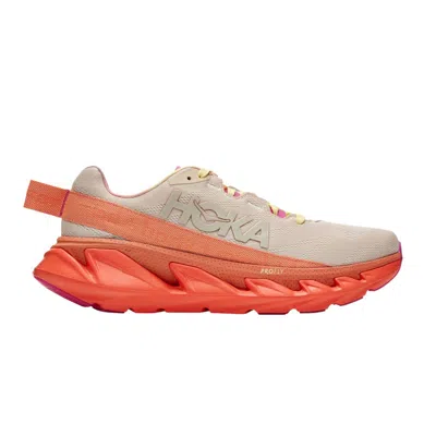 Pre-owned Hoka Wmns Elevon 2 'mental Health - Shifting Sand Camellia' In Cream