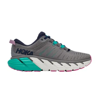 Pre-owned Hoka Wmns Gaviota 3 'sharkskin Outer Space' | Grey | Women's Size 8 In Gray