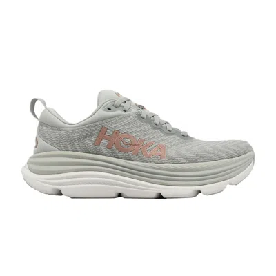 Pre-owned Hoka Wmns Gaviota 5 Wide 'harbor Mist Rose Gold' In Grey