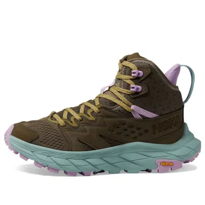 Hoka (wmns)  One One Anacapa Breeze Mid 'dark Olive Agave' In Brown