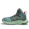 Hoka Anacapa Mid Gore-tex® Waterproof Hiking Shoe In Green