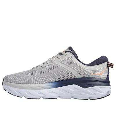 Hoka (wmns)  One One Bondi 7 'lunar Rock Black Iris' In White