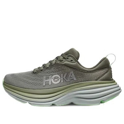 Hoka (wmns)  One One Bondi 8 'olive Haze Mercury' In Gray