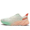 Hoka (wmns)  One One Clifton 8 'orange Mint Green' In Blue