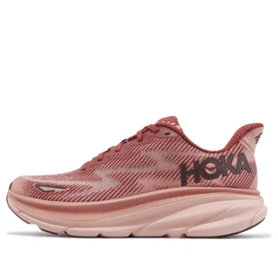 Hoka (wmns)  One One Clifton 9 'rust Earthenware' In Pink
