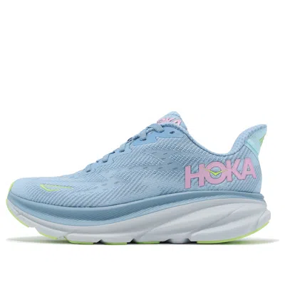 Hoka (wmns)  One One Clifton 9 Wide 'dusk Pink Twilight' In Blue