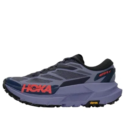 Hoka Mafate X Sneakers In Purple