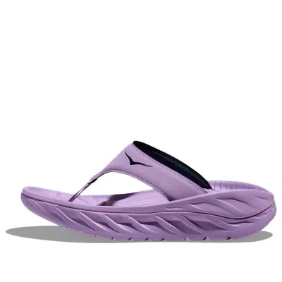 Hoka (wmns)  One One Ora Recovery Flip Slide 'violet Bloom' In Purple