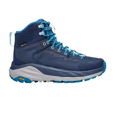 Pre-owned Hoka Wmns Kaha Gore-tex 'black Iris Sapphire' In Blue