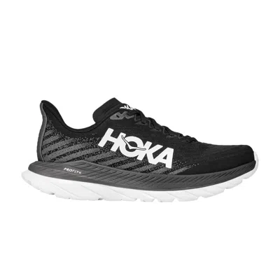 Pre-owned Hoka Wmns Mach 5 'black Castlerock'
