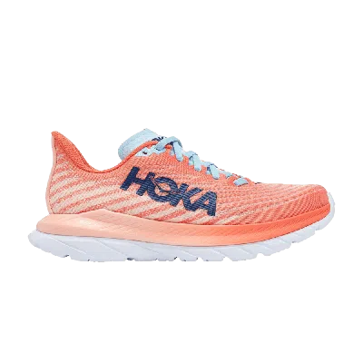 Pre-owned Hoka Wmns Mach 5 'camellia Peach' In Orange