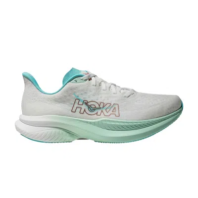 Pre-owned Hoka Wmns Mach 6 'frost Aqua' | White | Women's Size 8.5
