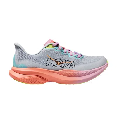 Pre-owned Hoka Wmns Mach 6 'illusion Dusk' In Grey