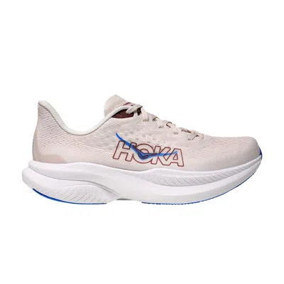 Pre-owned Hoka Wmns Mach 6 'stucco Grout' | Cream | Women's Size 6.5 In White