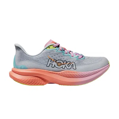 Pre-owned Hoka Wmns Mach 6 Wide 'illusion Dusk' In Grey