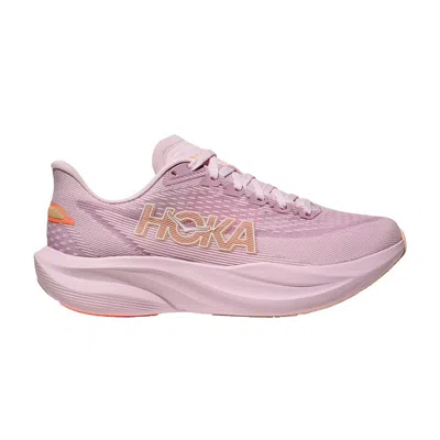 Pre-owned Hoka Wmns Mach 7 D Wide 'lilac Crm Tangerine Glow' | Purple | Women's Size 9