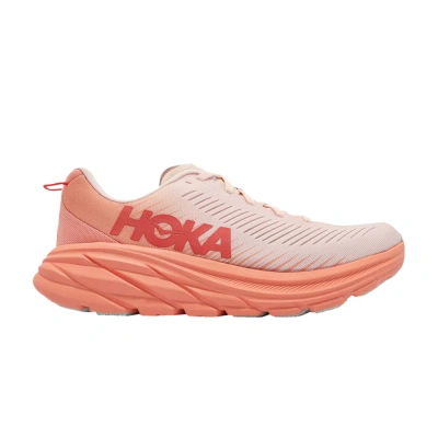 Pre-owned Hoka Wmns Rincon 3 'silver Peony Cantaloupe' In Orange