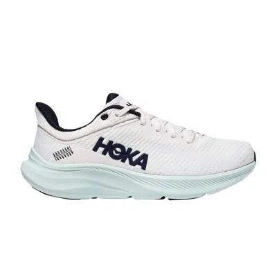 Pre-owned Hoka Wmns Solimar 'blanc De Blanc Blue Glass' In White