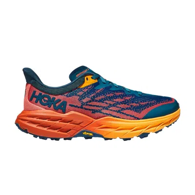 Pre-owned Hoka Wmns Speedgoat 5 'blue Coral Camellia'