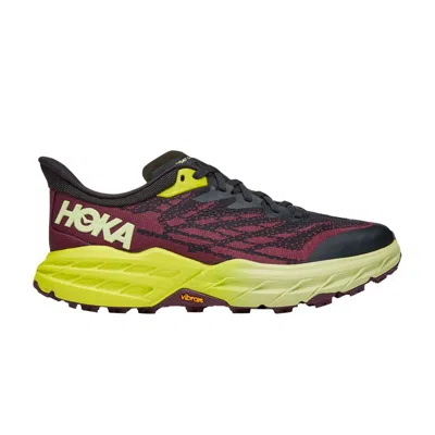 Pre-owned Hoka Wmns Speedgoat 5 'blue Graphite Evening Primrose'