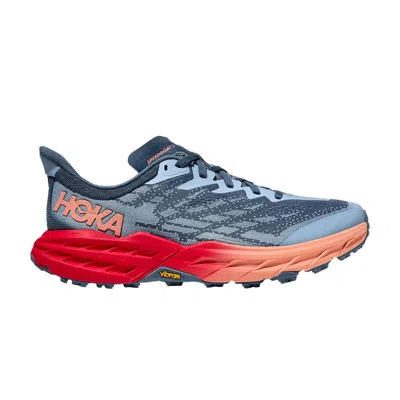 Pre-owned Hoka Wmns Speedgoat 5 'real Teal Papaya' | Blue | Women's Size 5.5