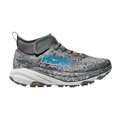 Pre-owned Hoka Wmns Speedgoat 6 Mid Gore-tex 'asteroid Cosmic Grey' | Women's Size 5 In Gray