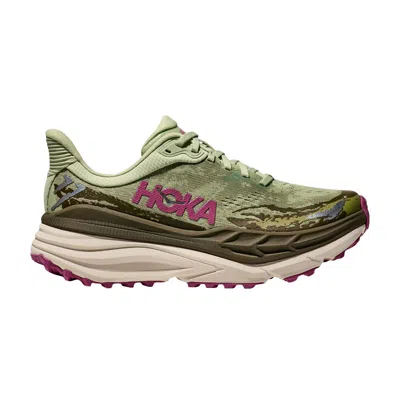 Pre-owned Hoka Wmns Stinson 7 'seed Green Beet Root'