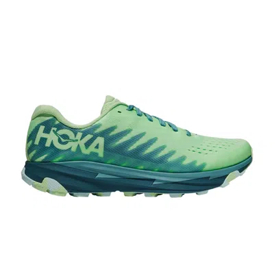 Pre-owned Hoka Wmns Torrent 3 'lime Glow Deep Lagoon' In Green