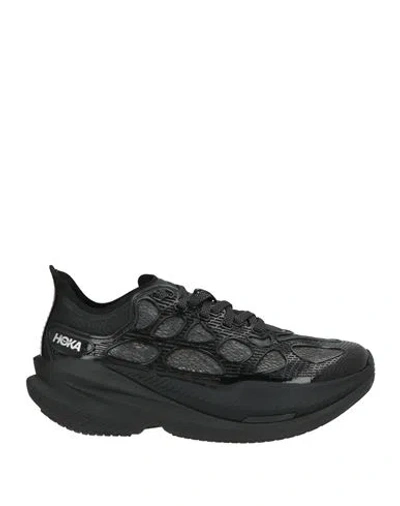 Hoka Woman Sneakers Black Size 7 Textile Fibers, Synthetic Material
