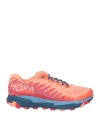 Hoka Woman Sneakers Coral Size 5.5 Textile Fibers In Red