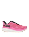 Hoka Woman Sneakers Fuchsia Size 9.5 Textile Fibers In Pink