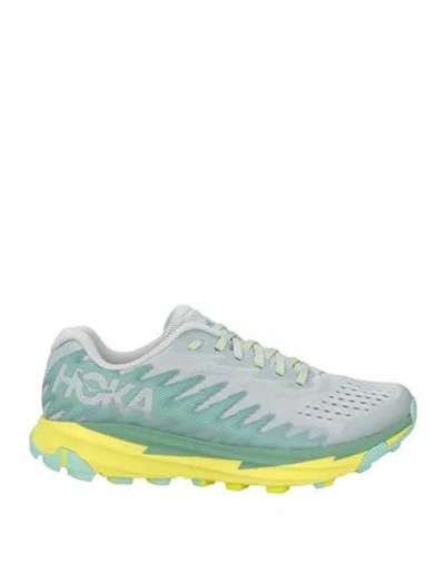Hoka Woman Sneakers Light Grey Size 8 Textile Fibers