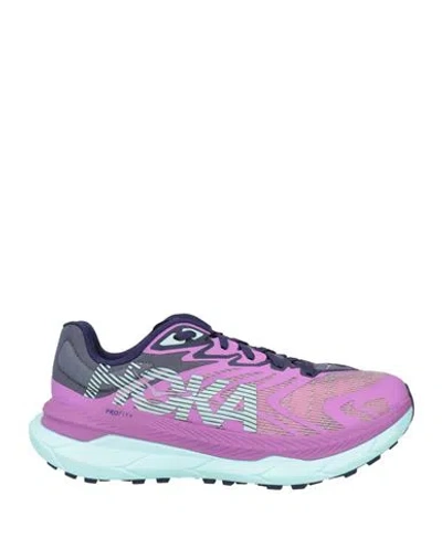 Hoka Woman Sneakers Mauve Size 7.5 Textile Fibers In Purple