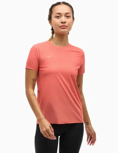 Hoka Women's Airolite Run Top In Pink