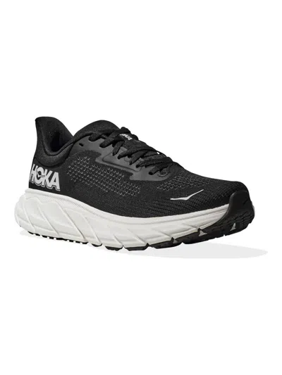 Hoka Women's Arahi 7 Shoes In Black/white In Multi