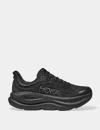 Hoka Bondi 9 Black Low Top Sneakers With Maxi Logo Lettering On The Side In Tech Fabric Unisex In Black