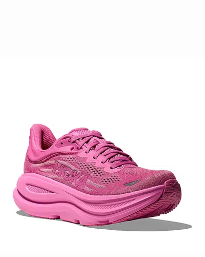 Hoka Women's Bondi 9 Running Sneakers In Crabapple In Pink