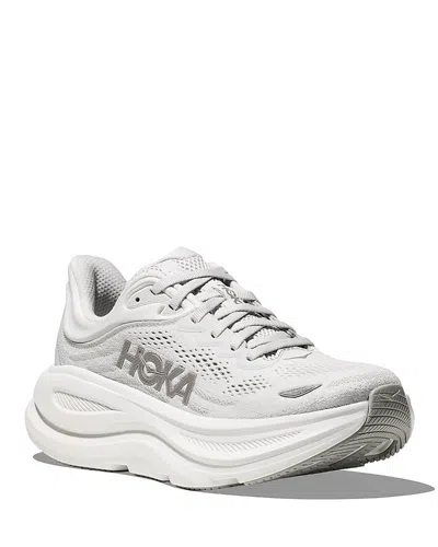 HOKA WOMEN'S BONDI 9 RUNNING SNEAKERS IN STARDUST